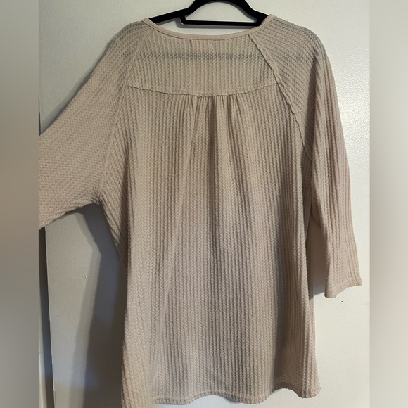 Waffle tunic top - Picture 3 of 3